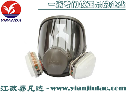 3M 6800防毒面具,防甲醛粉尘全面型防护面罩