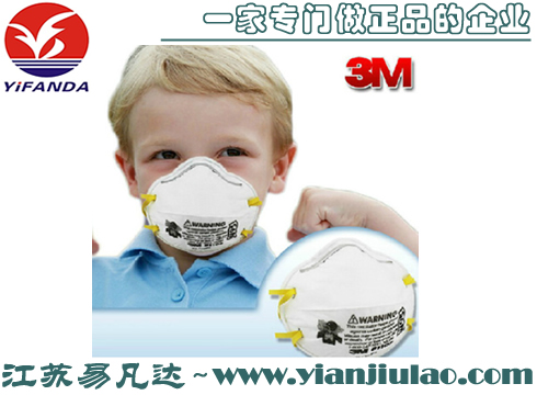 3M 8110S N95颗粒物防尘防护口罩(儿童式小号)