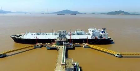 浙江LNG接收站接卸第100船液化天然气
