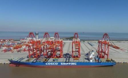 全球规模最大自动化码头洋山四期开港