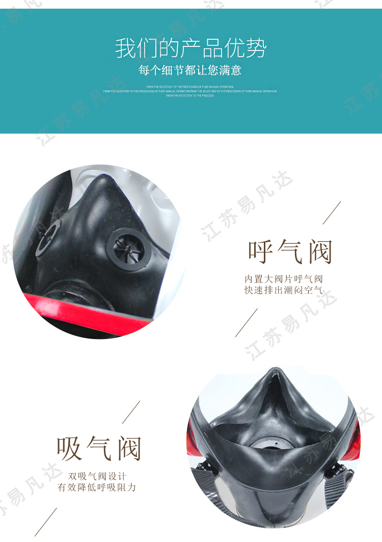 全面具防毒面罩、单滤罐柱形全面罩防毒面具、综合过滤式高档硅胶防毒全面具