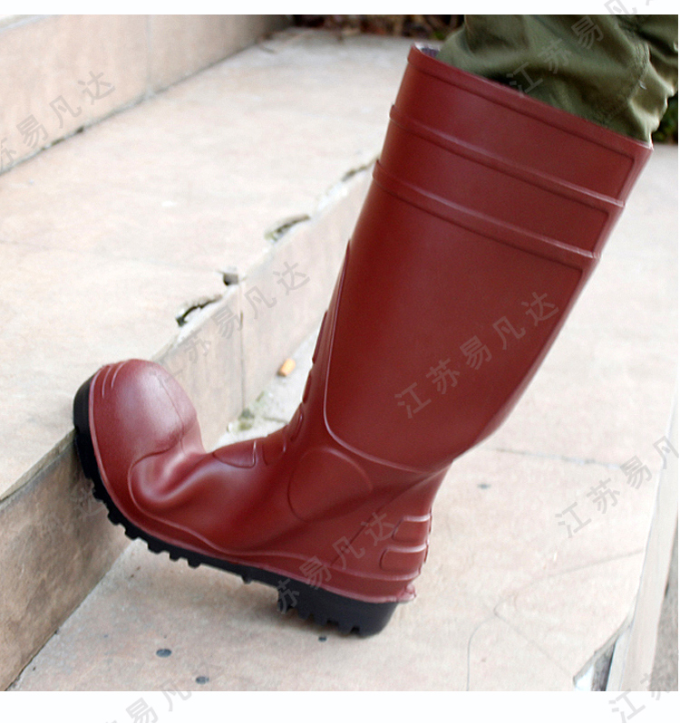 雷克兰化学防护靴、防护防滑鞋底安全鞋工业靴、耐酸碱水鞋化工靴